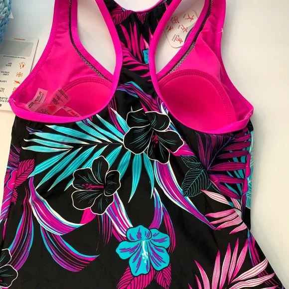 ZeroXposur Mesh Action floral Tankini XS, M - Picture 5 of 14
